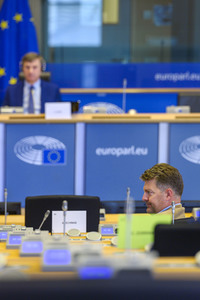 Sitzung im Europäischen Parlament in Brüssel