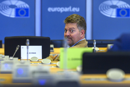 Sitzung im Europäischen Parlament in Brüssel