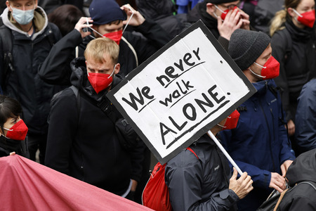 Demo gegen das NRW-Versammlungsgesetz in Köln
