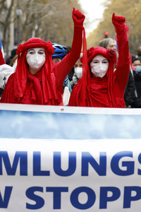 Demo gegen das NRW-Versammlungsgesetz in Köln