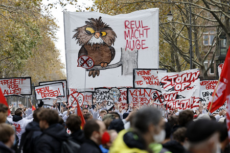 Demo gegen das NRW-Versammlungsgesetz in Köln