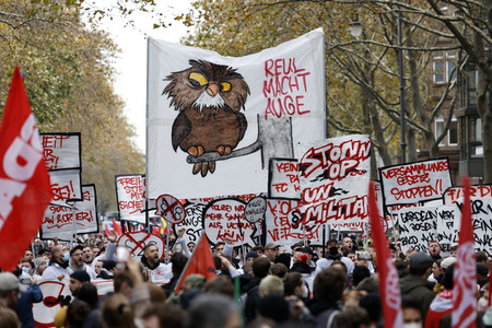 Demo gegen das NRW-Versammlungsgesetz in Köln