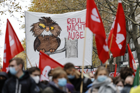 Demo gegen das NRW-Versammlungsgesetz in Köln