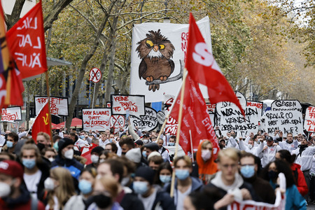 Demo gegen das NRW-Versammlungsgesetz in Köln