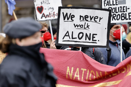 Demo gegen das NRW-Versammlungsgesetz in Köln