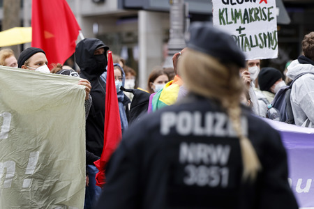 Demo gegen das NRW-Versammlungsgesetz in Köln