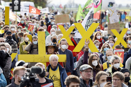 Demo gegen den Abriss von Lützerath