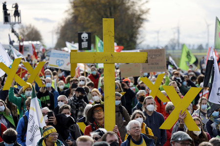 Demo gegen den Abriss von Lützerath