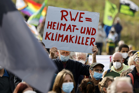 Demo gegen den Abriss von Lützerath