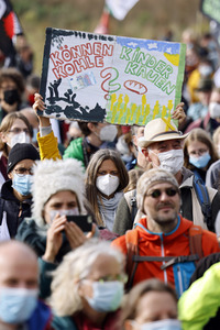 Demo gegen den Abriss von Lützerath