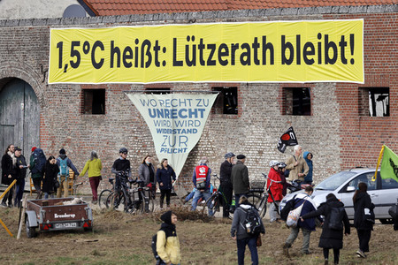 Demo gegen den Abriss von Lützerath