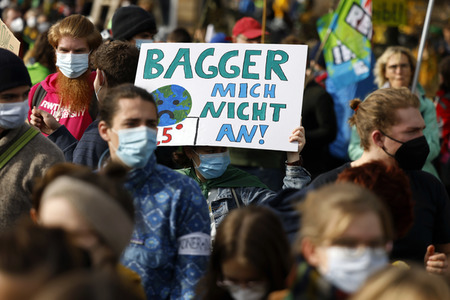 Demo gegen den Abriss von Lützerath