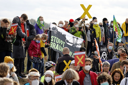 Demo gegen den Abriss von Lützerath