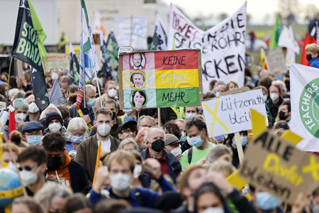 Demo gegen den Abriss von Lützerath