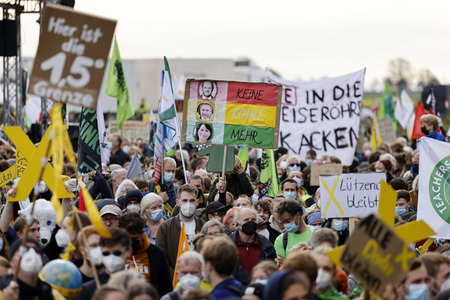 Demo gegen den Abriss von Lützerath