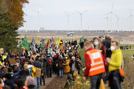 Demo gegen den Abriss von Lützerath
