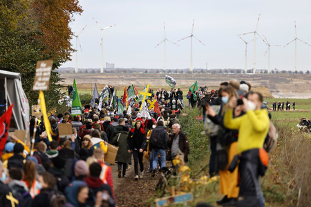 Demo gegen den Abriss von Lützerath