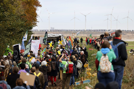 Demo gegen den Abriss von Lützerath