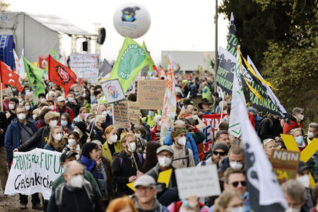 Demo gegen den Abriss von Lützerath