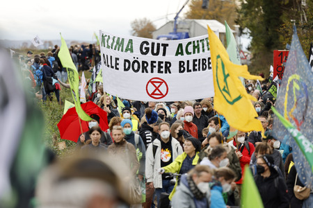 Demo gegen den Abriss von Lützerath