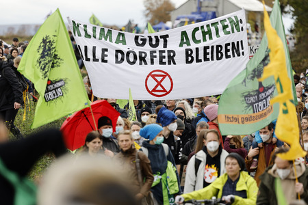 Demo gegen den Abriss von Lützerath