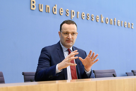 Pressekonferenz zu Auffrischimpfungen gegen Corona in Berlin