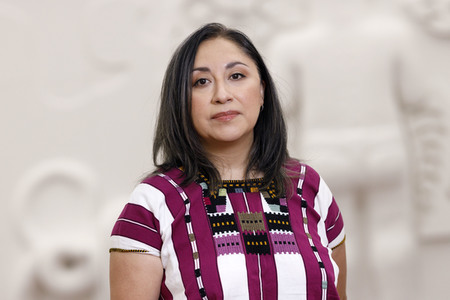 Pressetermin mit Minerva Cuevas in Köln