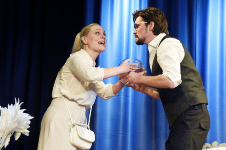 Theateraufführung 'Kasimir und Kaukasus' in München