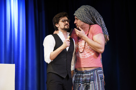 Theateraufführung 'Kasimir und Kaukasus' in München