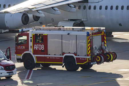 Notfallübung am Flughafen Köln/Bonn