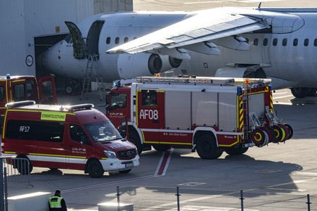 Notfallübung am Flughafen Köln/Bonn