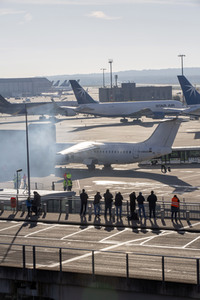 Notfallübung am Flughafen Köln/Bonn