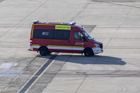 Notfallübung am Flughafen Köln/Bonn