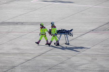 Notfallübung am Flughafen Köln/Bonn