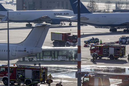 Notfallübung am Flughafen Köln/Bonn