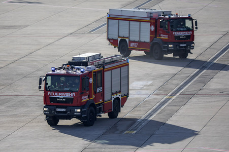 Notfallübung am Flughafen Köln/Bonn