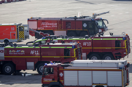 Notfallübung am Flughafen Köln/Bonn