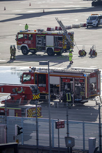 Notfallübung am Flughafen Köln/Bonn