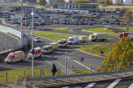 Notfallübung am Flughafen Köln/Bonn