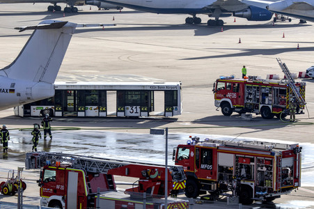 Notfallübung am Flughafen Köln/Bonn