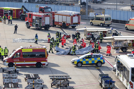 Notfallübung am Flughafen Köln/Bonn