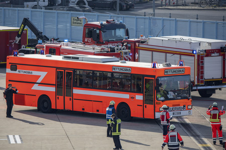 Notfallübung am Flughafen Köln/Bonn