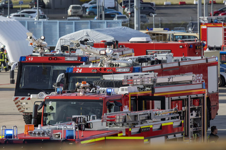 Notfallübung am Flughafen Köln/Bonn
