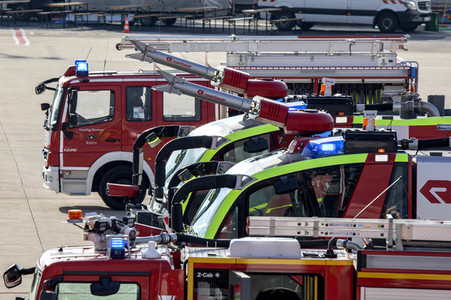Notfallübung am Flughafen Köln/Bonn