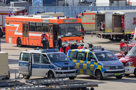 Notfallübung am Flughafen Köln/Bonn