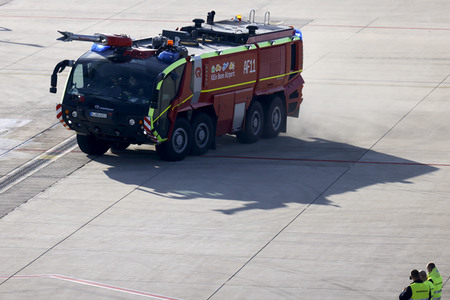 Notfallübung am Flughafen Köln/Bonn