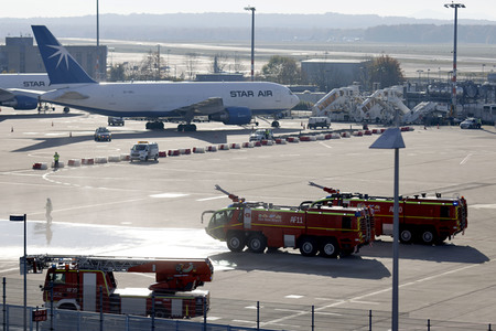 Notfallübung am Flughafen Köln/Bonn