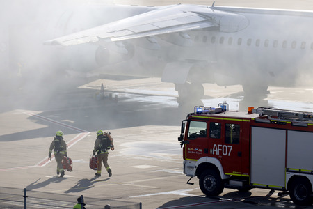 Notfallübung am Flughafen Köln/Bonn