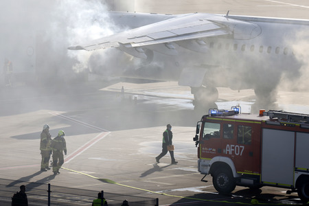 Notfallübung am Flughafen Köln/Bonn