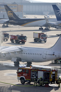 Notfallübung am Flughafen Köln/Bonn